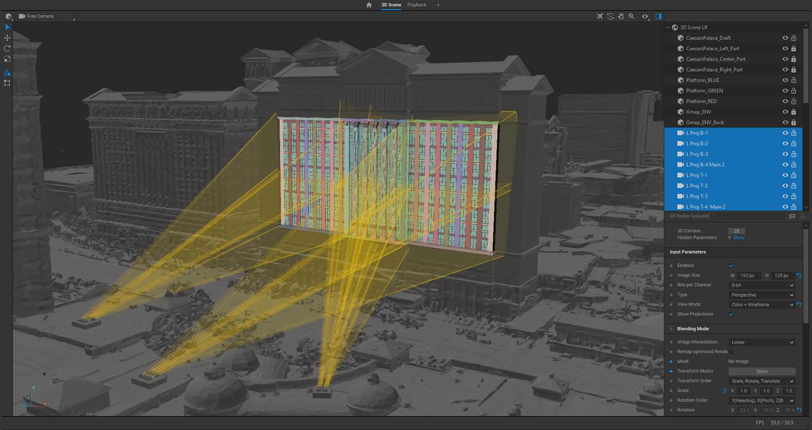 Redesigned 3D Scene