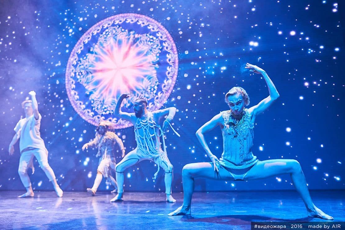 LED background for a live stage show