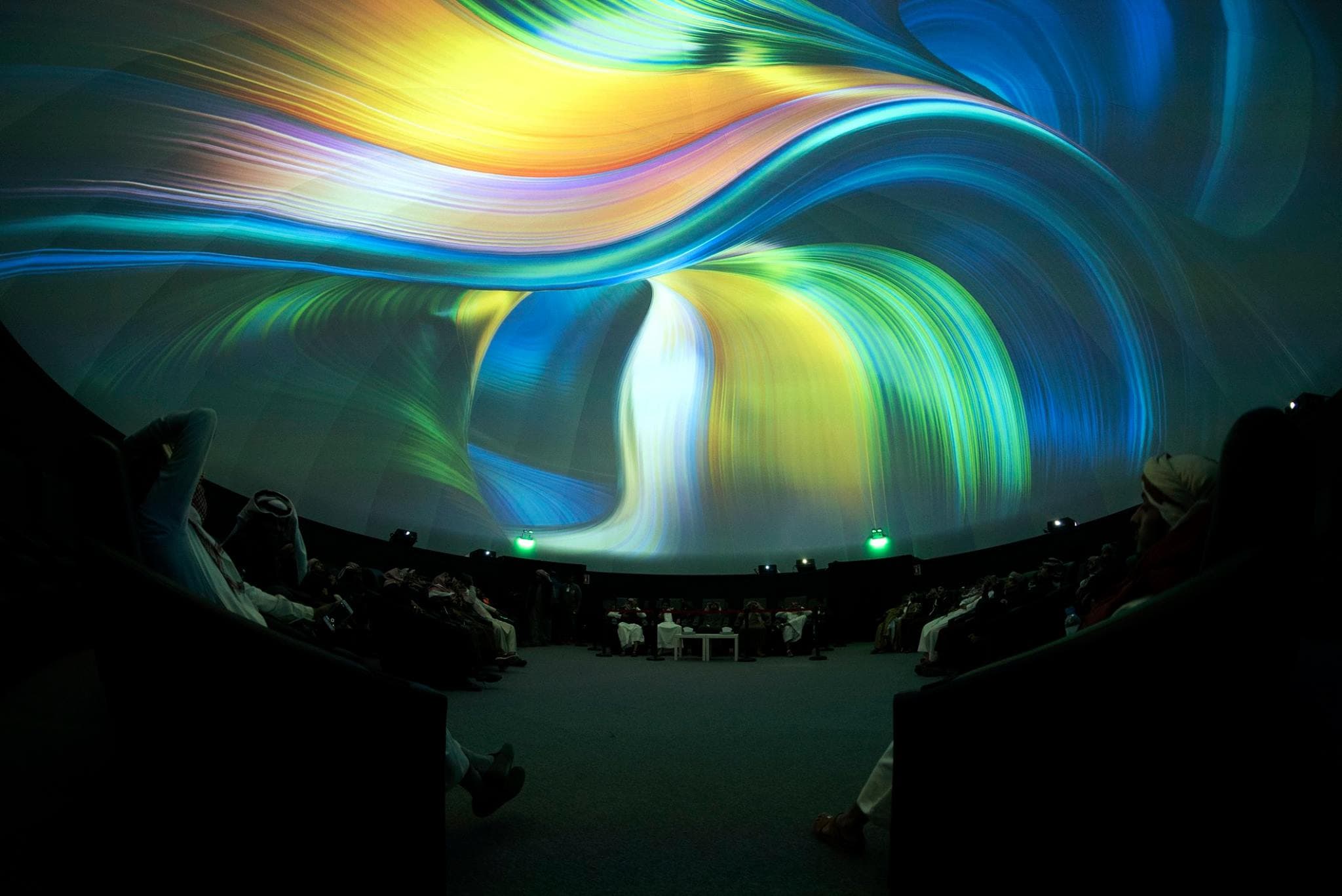 Dome projection at King Abdulaziz Camel Festival