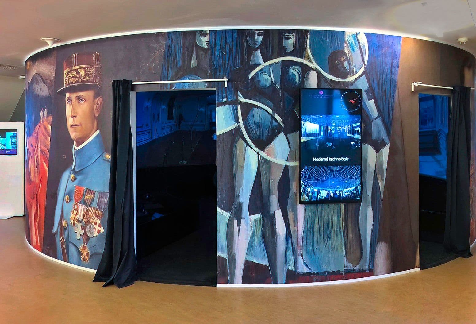 Exterior of the virtual reality CAVE at the Slovak National Museum